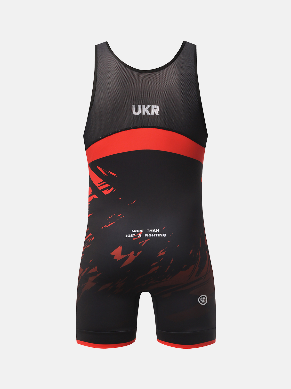 Peresvit Turmoil Kids Wrestling Singlet Red Black, Photo № 2